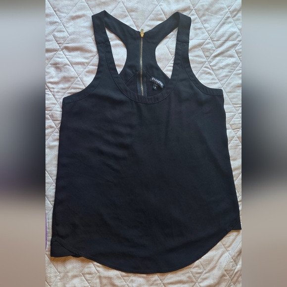 Express Women's Elegant Black Tank Top (2b) - Picture 4 of 7